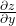 \frac{\partial z}{\partial y}