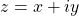 z = x+iy